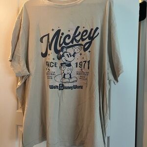 Mickey Mouse Disney World Graphic T-Shirt 3XL